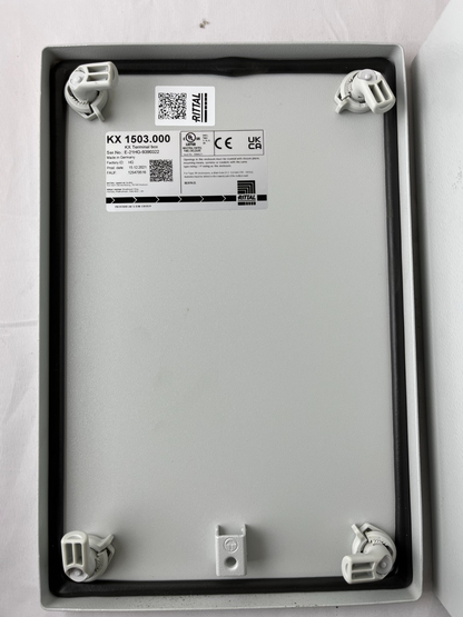 Rittal KX 1503.000 Terminal Junction Box IP66 300x200x120mm NEMA 4 Steel NEW