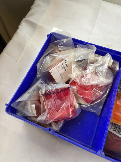 LK OPUS 73 IP44 E14 Lamp Glass Covers Red Yellow New Mixed Lot Spare Units