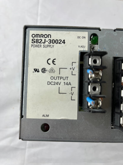 Omron S82J-30024 Power Supply 24V DC 14A 100–120/200–230V AC Used Japan Spare