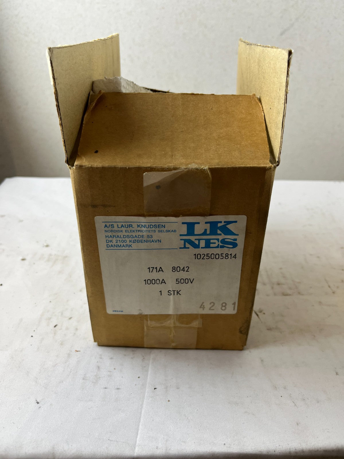 LK NBS 171A 8042 1000A 500V Universal Fuse DIN 4 Industrial Power Fuse NEW