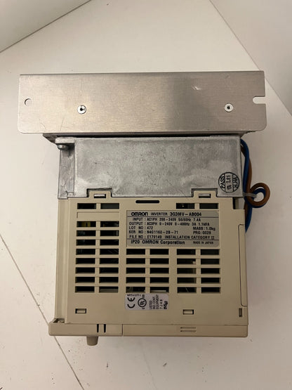 Omron Varispeed V7 3G3MV-AB004 Inverter 200V 1-Phase 0.55kW - Used, Tested