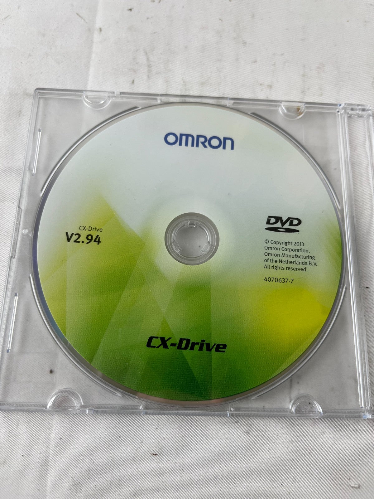 Omron CX-Drive V2.94 Configuration Software DVD for Inverters and Servos NOS