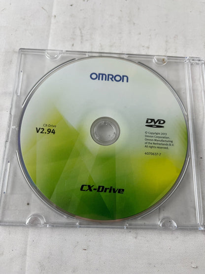 Omron CX-Drive V2.94 Configuration Software DVD for Inverters and Servos NOS