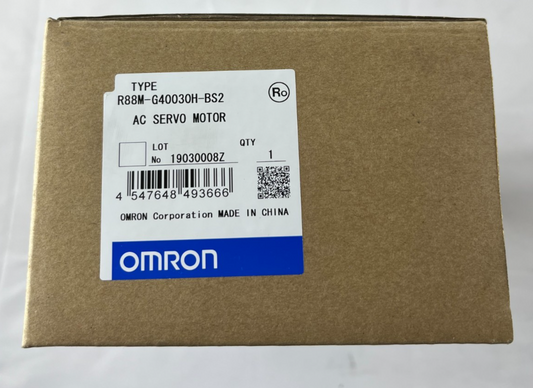 Omron R88M-G40030H-BS2 AC Servo Motor 400W 200V 3000rpm G-Series w/ Brake NEW