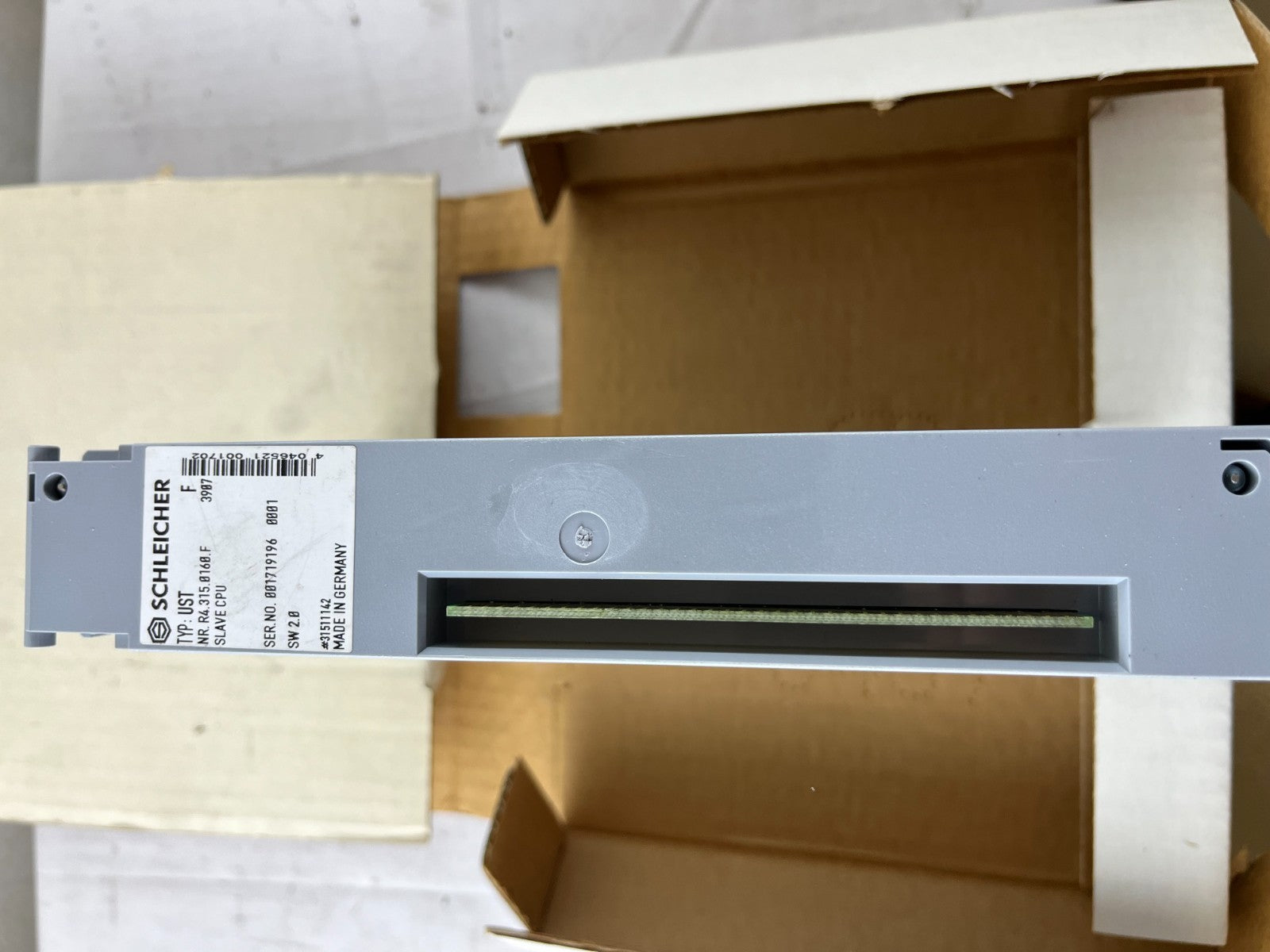 Schleicher UST Slave CPU R4.3T5.0161F Module Access/Run, New in Box