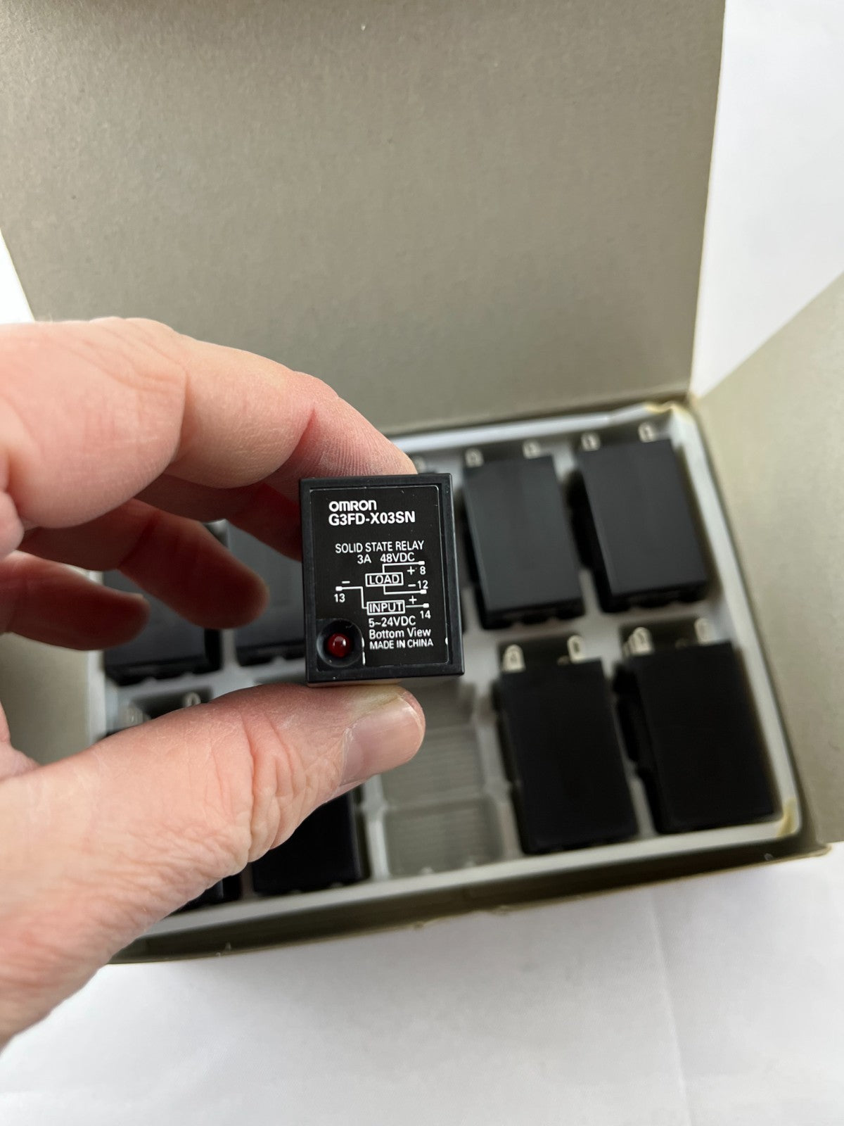 Lot 10x Omron G3FD‑X03SN‑VD Solid State Relays 3A 4–48VDC Load 5–24VDC Input New
