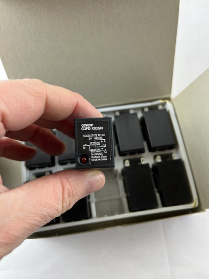 Lot 10x Omron G3FD‑X03SN‑VD Solid State Relays 3A 4–48VDC Load 5–24VDC Input New