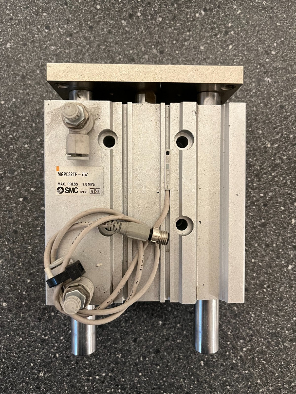 SMC MGPL32TF-75Z Guided Pneumatic Cylinder, 32mm Bore, 75mm Stroke, Tested