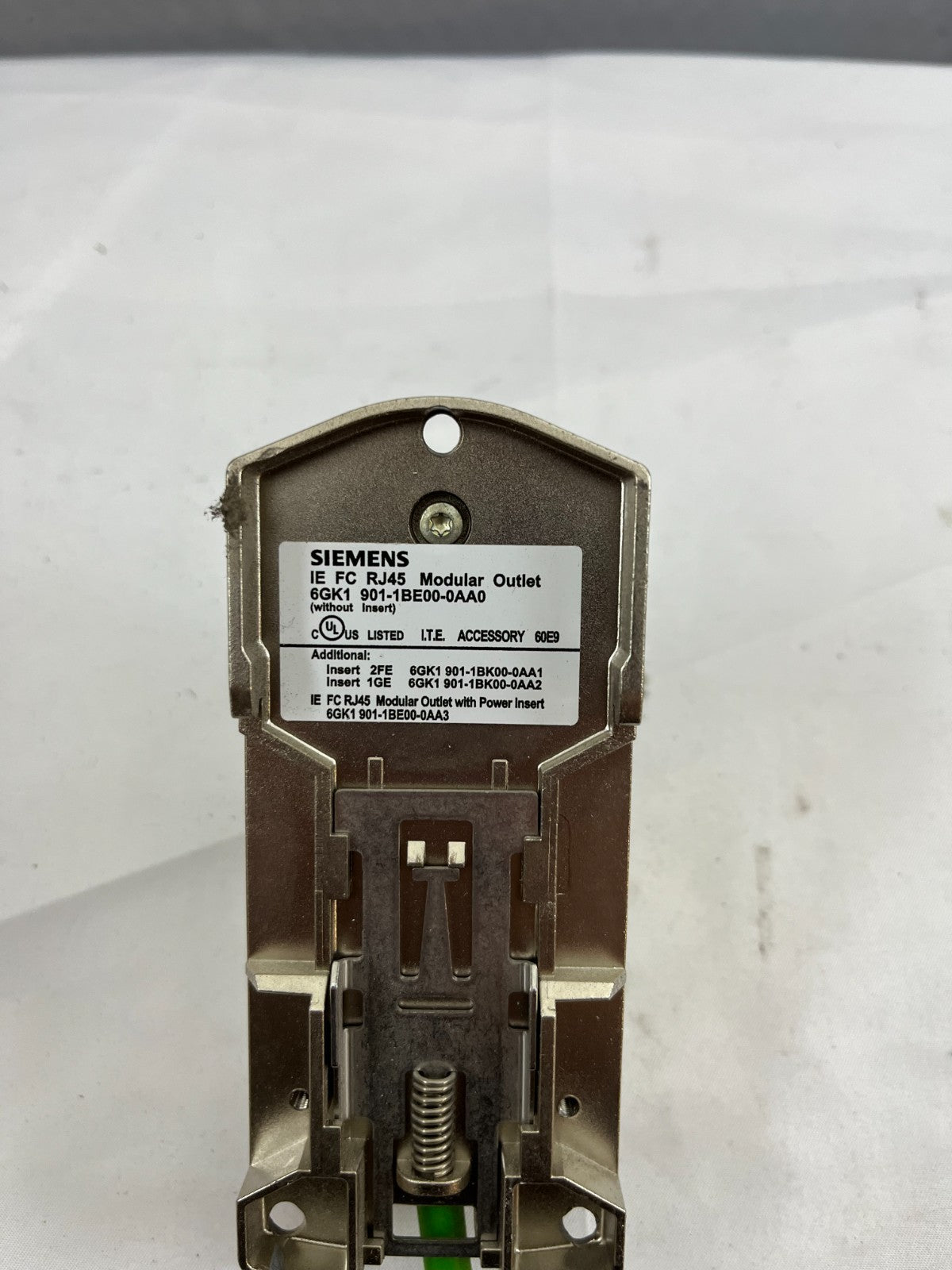 Siemens IE FC RJ45 Modular Outlet 6GK1901-1BE00-0AA0 | Cat6 | Ethernet | Used