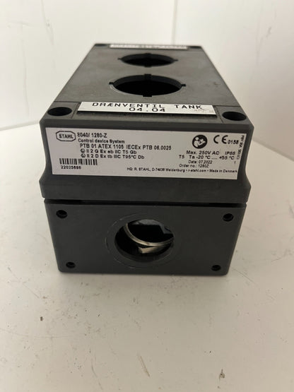R. STAHL 8040/1280-Z ATEX Explosion-Proof Control Box – Used, IP66 250V AC