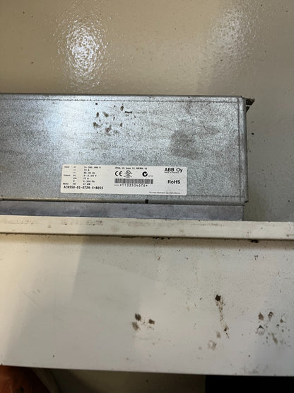 ABB ACH550-01-072A-4+B055 37kW 72A 380-480V HVAC AC Drive IP54 Used Spare Unit