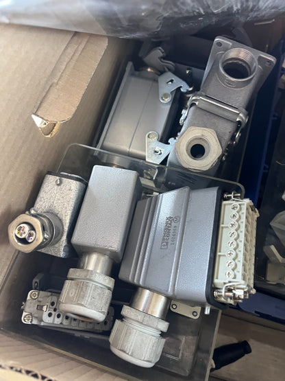 Harting Heavy Duty Connector Housings & Inserts Mixed Lot ~10kg Used Han Series