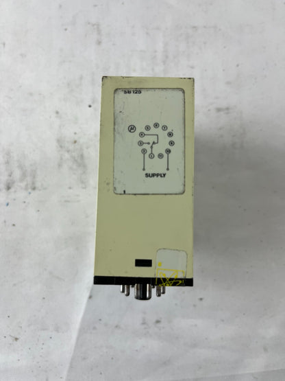 Electromatic SB 125 220 S‑System Time Delay Relay 0.8–18s 220VAC Plug‑In Used