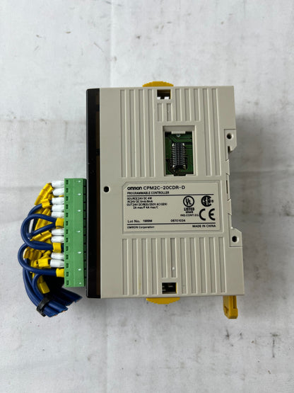 Omron CPM2C-20CDR-D Programmable Controller CPU 12x DC Inputs 8x Relay Outputs