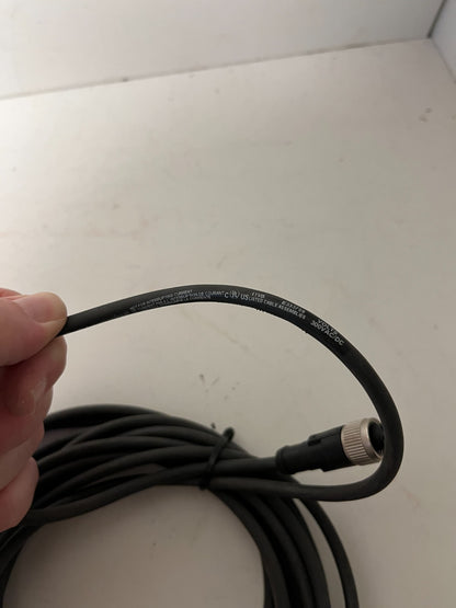 Telemecanique Sensor Connection Cable M12 4-Pin Female Approx 10m Lot of 2 Pcs