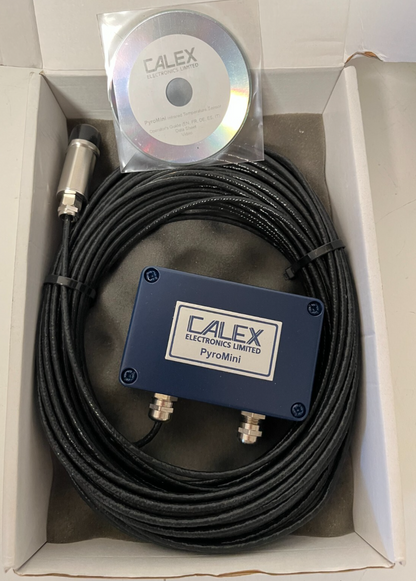 Calex PyroMini PM-JA-201-HT-CB Infrared Temperature Sensor 20m Cable New
