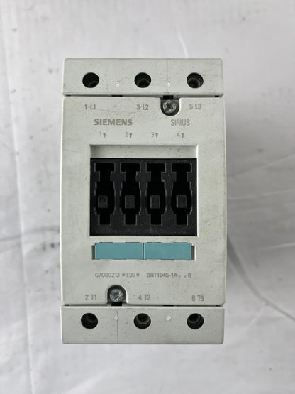 Siemens 3RT1045-1AP00 Sirius Power Contactor 3-Pole 80A AC-3 230V Coil Used