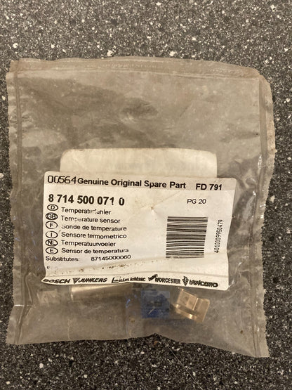 Junkers Bosch Boiler Temperature Sensor PN: 87145000710 FD 791 Worchester