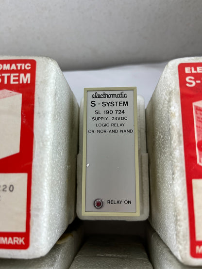 10x Electromatic S-System Dual Level Relay Mixed Models 220VAC Denmark Bundle