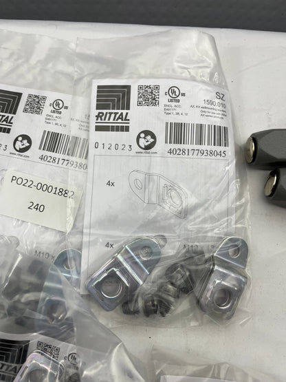 Rittal Enclosure Hardware Bundle New: Mounting Kits, Keyboard Tray, Brackets Etc