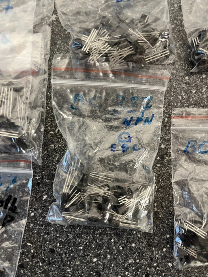 200+ New BC327 & BC337 Transistors (PNP/NPN) - Assorted Values for Electronics