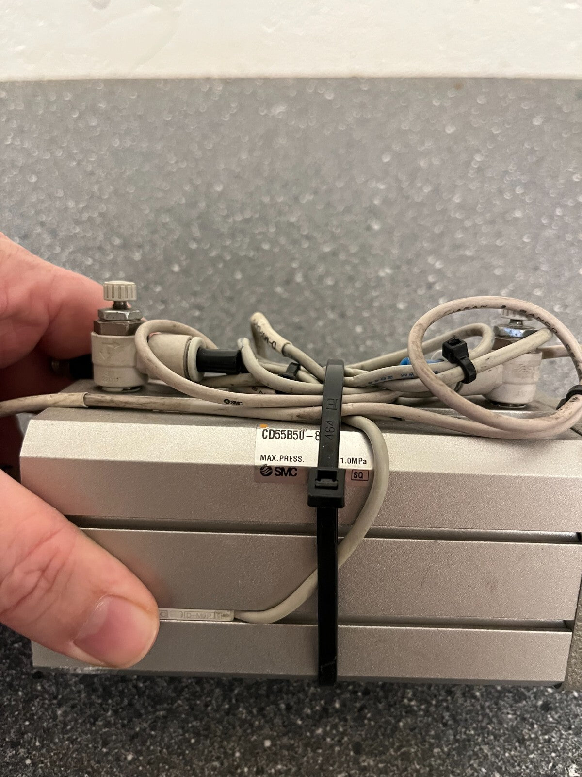SMC Pneumatic Cylinder CD55B50-80M, Double Acting, 80mm Stroke, Tested & Working