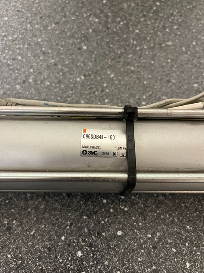 SMC Pneumatic Cylinder CS95D040-160U, Double Acting, 160mm Stroke, Tested
