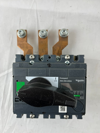 Schneider Electric Compact INS250-200A 3-Pole Switch Disconnector Isolator NEW