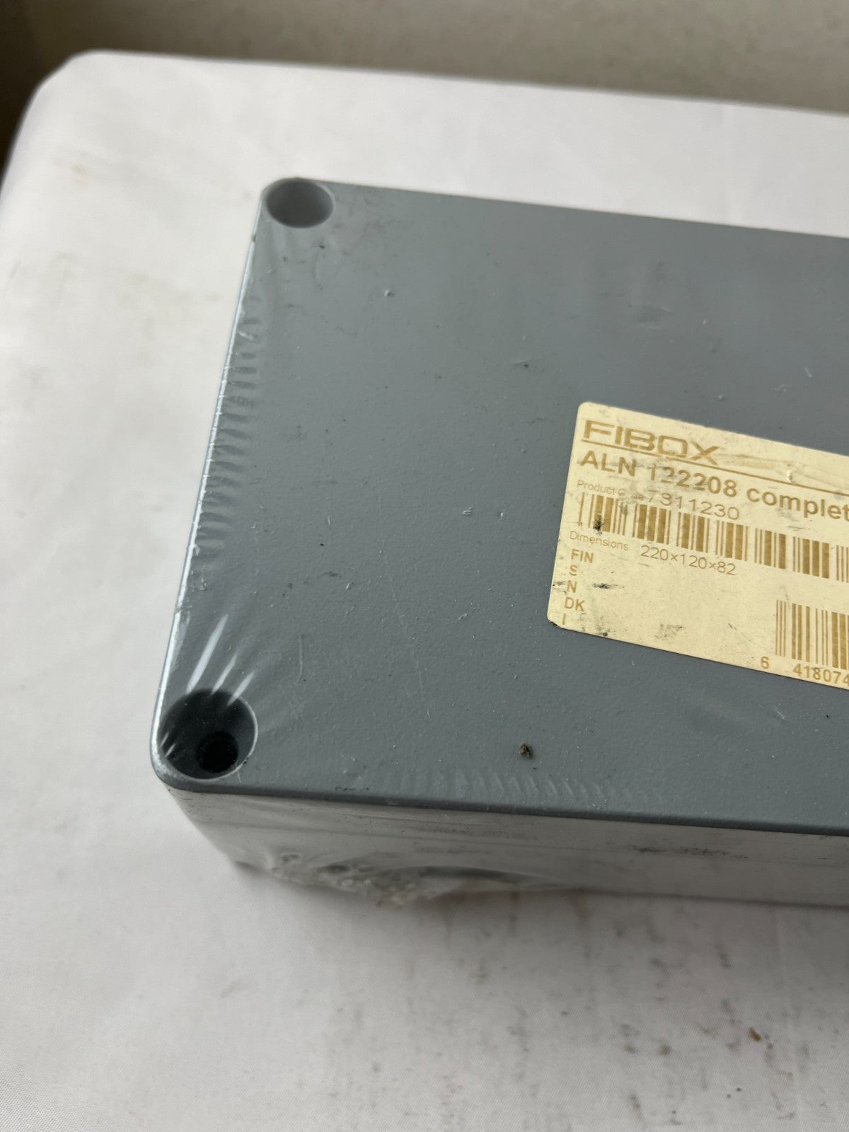 Fibox ALN 122208 Complete Enclosure 220x120x82mm Grey New Spare Unit