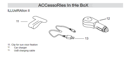 Mr. Handsfree Blue Multi Bluetooth® Handsfree Car Kit - Multipoint Technology