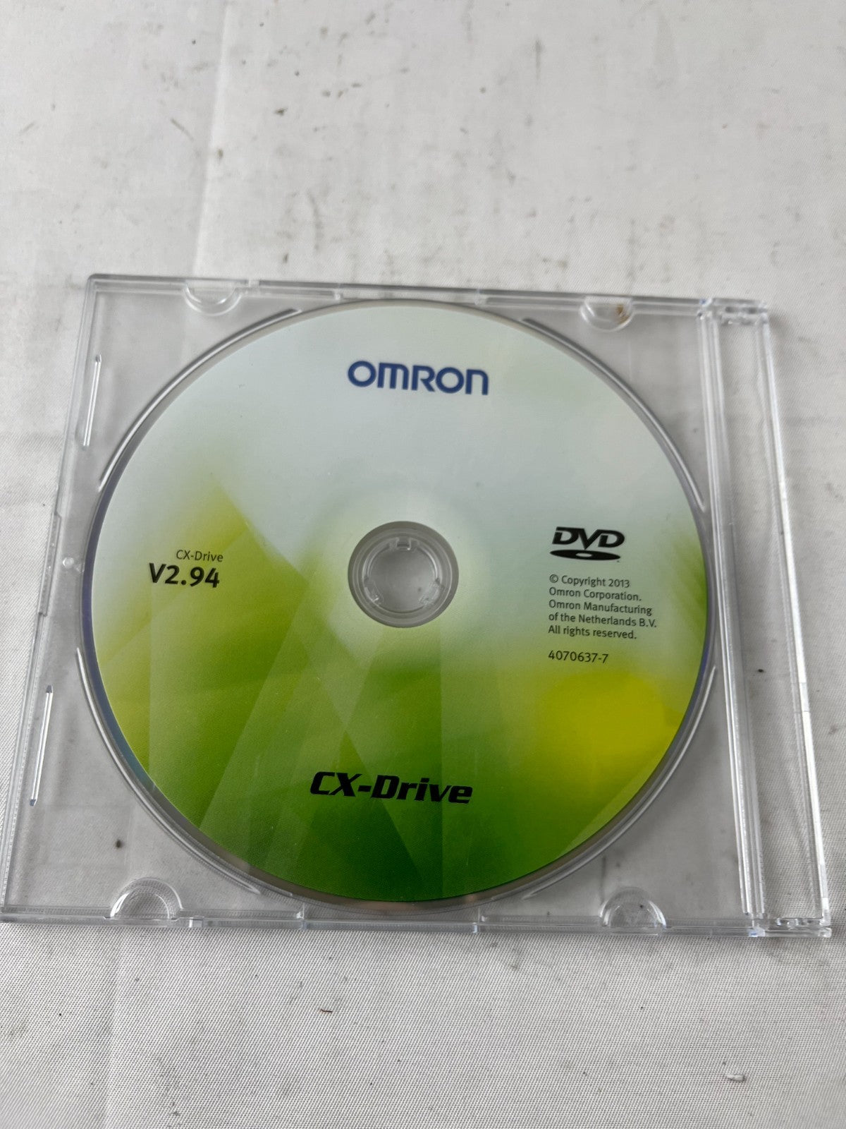 Omron CX-Drive V2.94 Configuration Software DVD for Inverters and Servos NOS