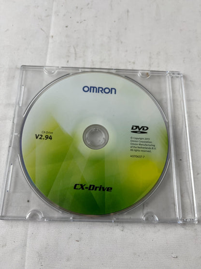 Omron CX-Drive V2.94 Configuration Software DVD for Inverters and Servos NOS