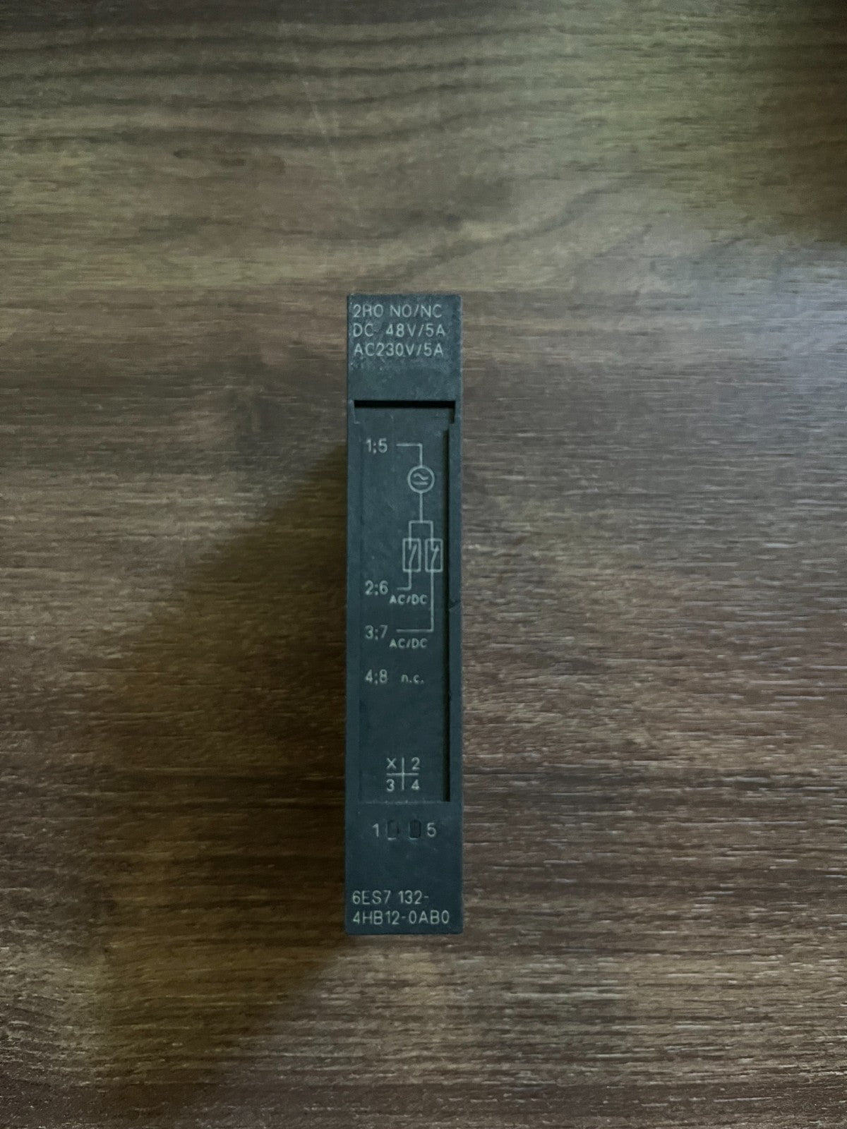Siemens SIMATIC S7 6ES7 132-4HB12-0AB0 ET200S 2RO Relay Output Module NO/NC 48V
