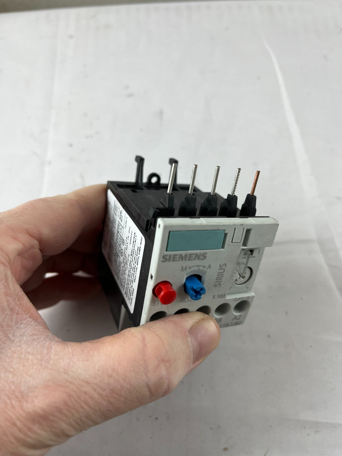 Siemens SIRIUS 3RU1116-1JB0 Thermal Overload Relay 7–10A Class 10 Used Spare