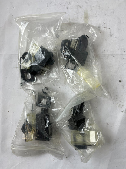 LVER V12-5709 24V DC Solenoid Valve Connector Plug DIN New 4pcs Spare Units