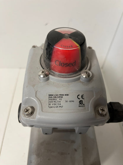 Festo VZBA-2"VW-63-T-22-F0507-V4V4T-P590-R-90-4-C + SRCC-C-63-YR90-MW Positioner