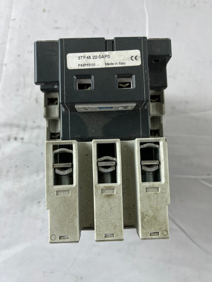 Siemens 3TF46 22-0AP0 World Series Power Contactor 3-Pole 45A 600V 110/120V Coil