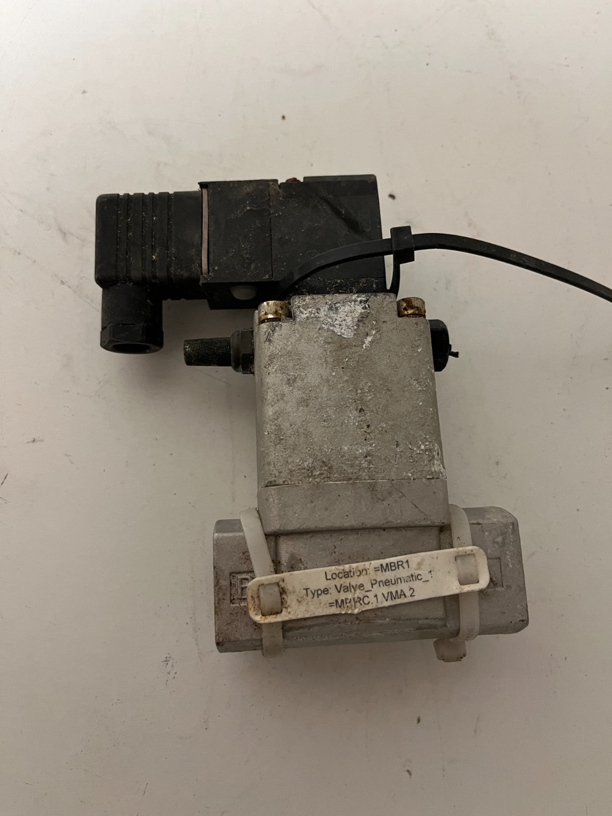 SMC VN8311AS-20A-5DZ-B-Q Pneumatic Process Valve 3/4" 20mm Solenoid, Used, Japan