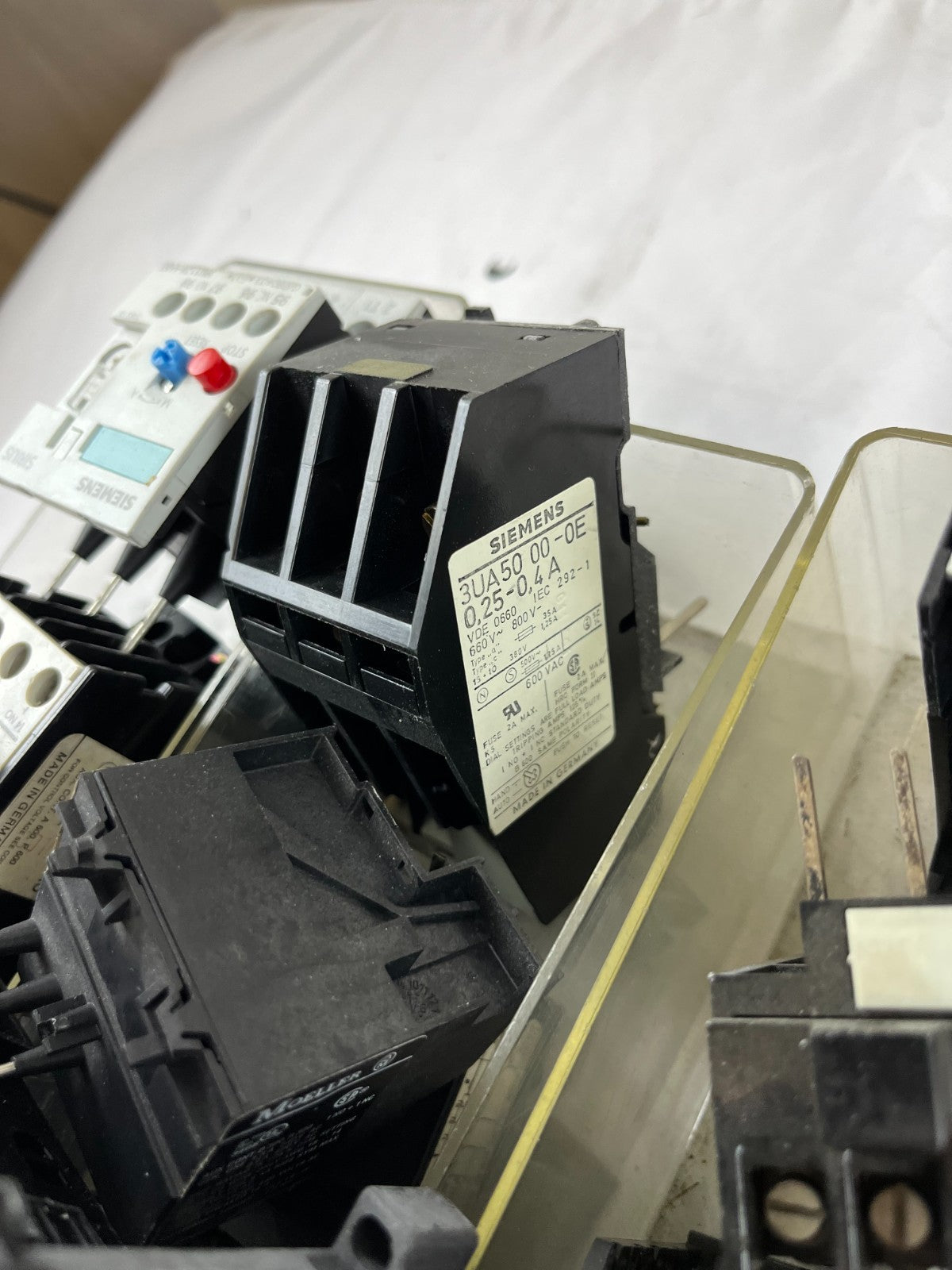 Siemens Contactor Overload Relay Lot 3TH 3UA 3UX Industrial Mixed Units Used