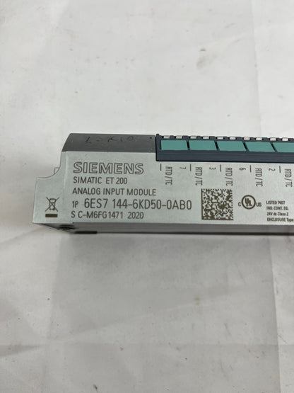 Siemens ET 200eco PN Analog Input Module 6ES7 144-6KD50-0AB0 | 8 AI RTD/TC Used
