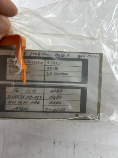 Schleicher Electronic 4.30.1.01 4Kx16 Speicher‑Kassette UV‑löschbar Program