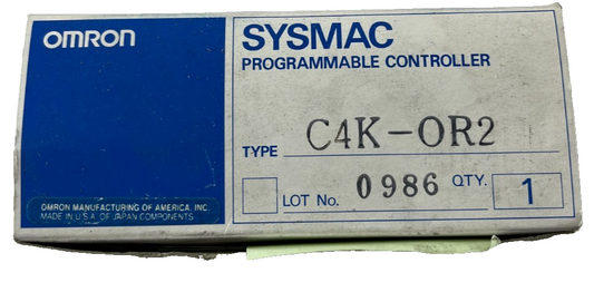 Omron Sysmac C4K-OR2 Output Module 24VDC/250VAC 2A Relay New Open Box