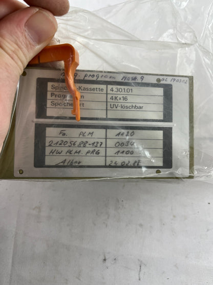 Schleicher Electronic 4.30.1.01 4Kx16 Speicher‑Kassette UV‑löschbar Program