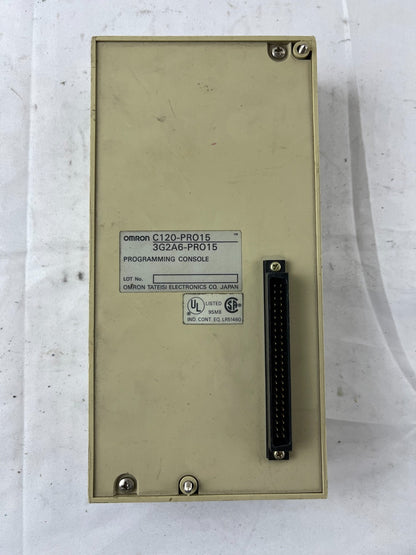 Omron C120‑PRO15 / 3G2A6‑PRO15 Programming Console Used Spare Part