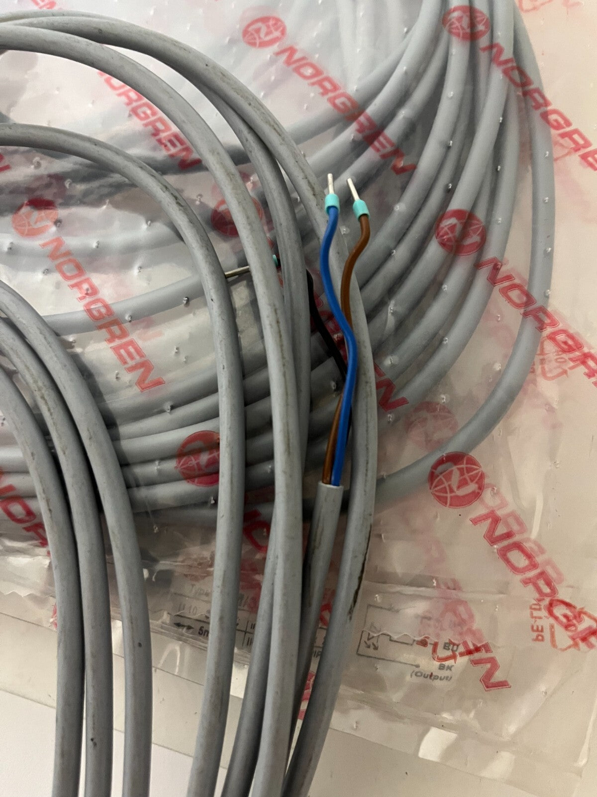 Norgren QM/34/5 Magnetic Reed Switch Sensor 5m Cable 10-30V DC IP68 New Sealed