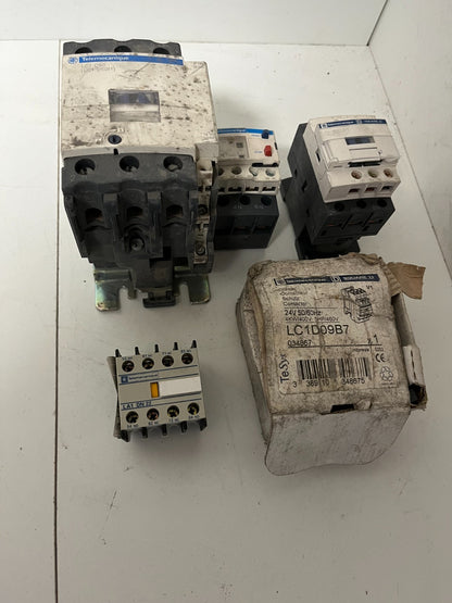 Telemecanique / Square D Industrial Contactor & Relay Lot – 5 pcs – Used Working