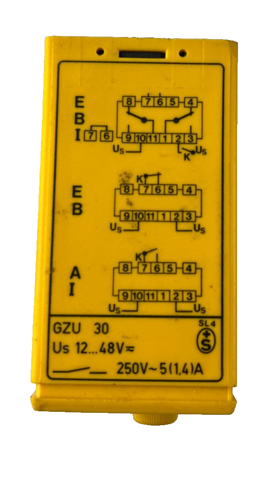 Selectron GZU 30 Timer NEW 12-48V 50ms-10h Multifunction Delay Relay Switzerland