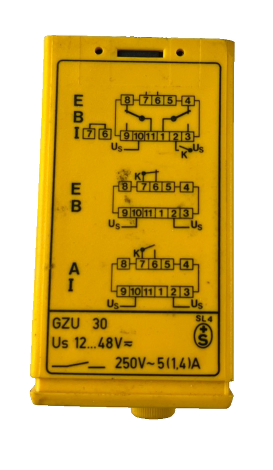 Selectron GZU 30 Timer NEW 12-48V 50ms-10h Multifunction Delay Relay Switzerland