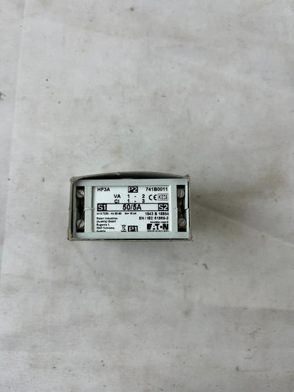 Eaton HF3A 741B0011 Current Transformer 50/5A 1VA IEC 61869-2 New in Box