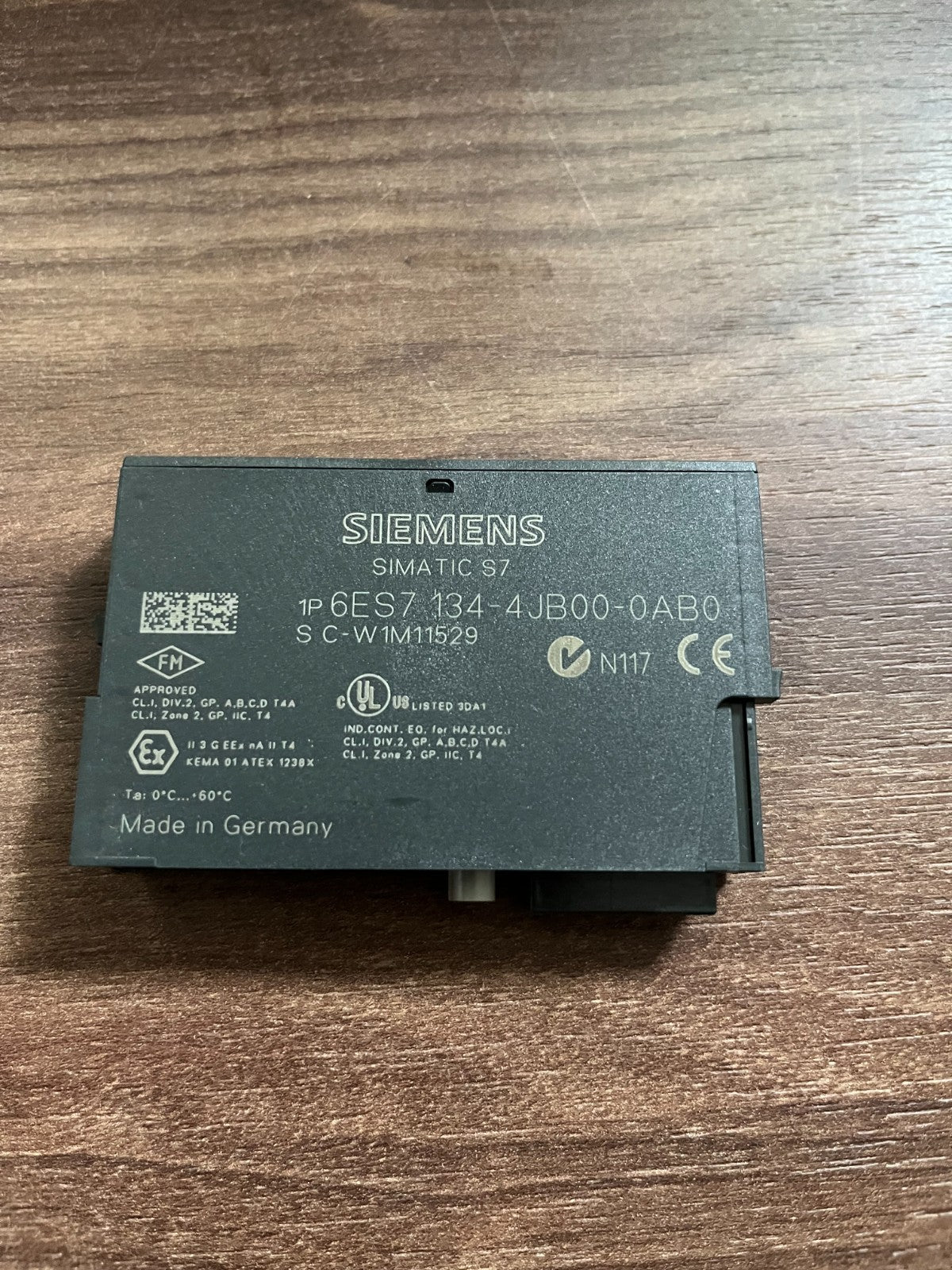 Siemens SIMATIC S7 ET200S 6ES7 134-4JB00-0AB0 2AI TC Analog Input Module Used